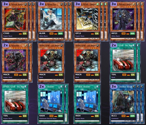 Spyral deck core - yu-gi-oh!,