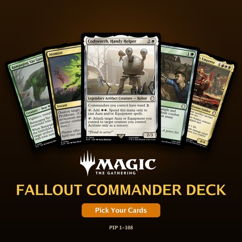 Mtg fallout commander - deck, pip